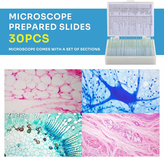 CRSPEXIL 40X2000X Çocuk Öğrenciler Yetişkinler İçin Mikroskoplar