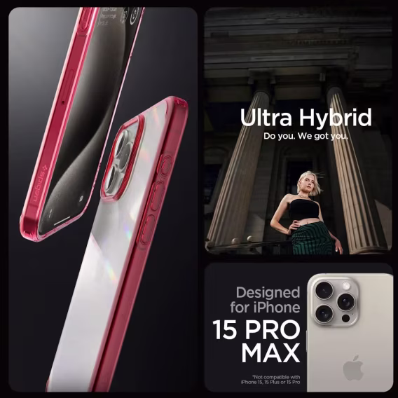Spigen Ultra Hybrid iPhone 15 Pro Max Kılıf(2023)