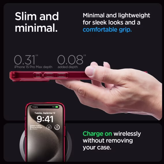 Spigen Ultra Hybrid iPhone 15 Pro Max Kılıf(2023)