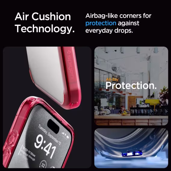 Spigen iPhone 15 Pro Ultra Hibrit Sararma Önleyici Kılıf (2023)