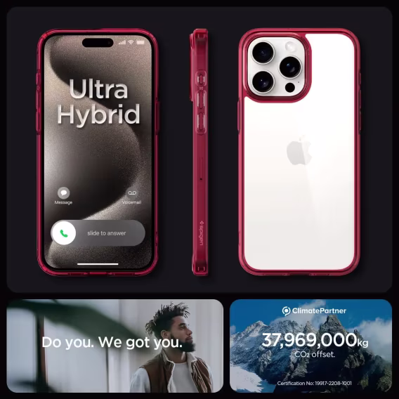 Spigen iPhone 15 Pro Ultra Hibrit Sararma Önleyici Kılıf (2023)