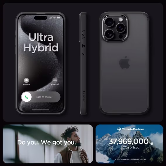 Spigen iPhone 15 Pro Ultra Hibrit Sararma Önleyici Kılıf (2023)