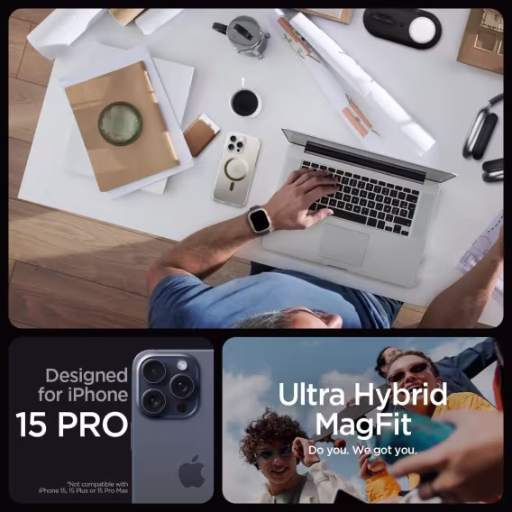 Spigen Ultra Hybrid Magsafe İle Uyumlu İphone13 Pro Max Kılıf