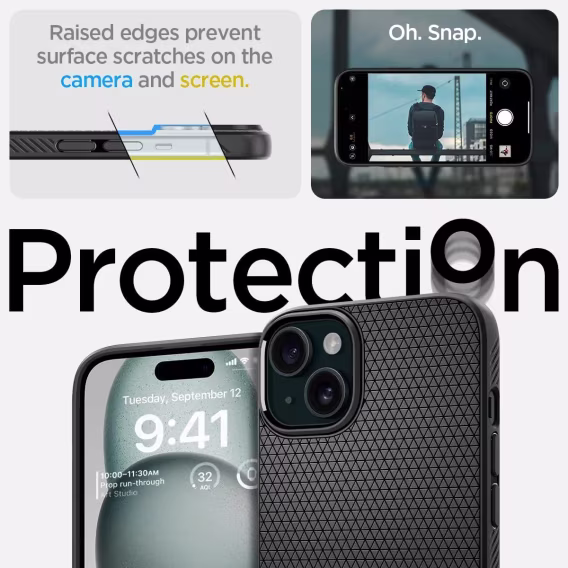 Spigen iPhone 15 Pro Max Liquid Air Armor [MilitaryGrade Protection] Kılıf (2023)