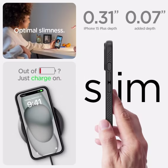 Spigen iPhone 15 Pro Max Liquid Air Armor [MilitaryGrade Protection] Kılıf (2023)