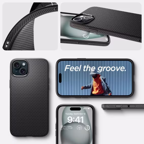 Spigen iPhone 15 Pro Max Liquid Air Armor [MilitaryGrade Protection] Kılıf (2023)