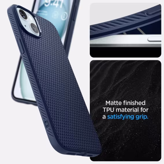 Spigen iPhone 15 Pro Max Liquid Air Armor [MilitaryGrade Protection] Kılıf (2023)