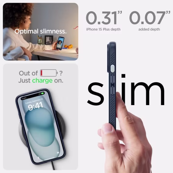 Spigen iPhone 15 Pro Max Liquid Air Armor [MilitaryGrade Protection] Kılıf (2023)