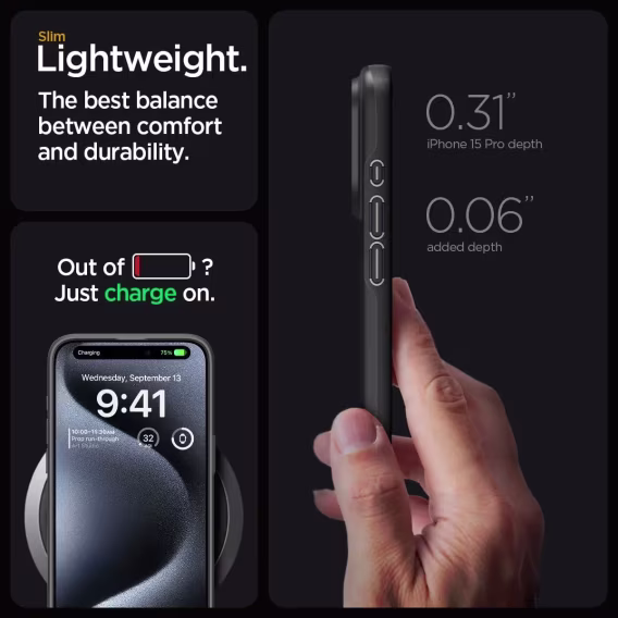 Spigen iPhone 15 Pro Thin Fit Kılıf (2023)