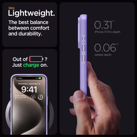 Spigen iPhone 15 Pro Thin Fit Kılıf (2023)
