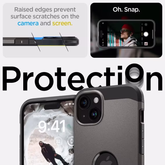 Spigen iphone 15 Pro Max Manyetik Tough Armor MagFit Kılıf