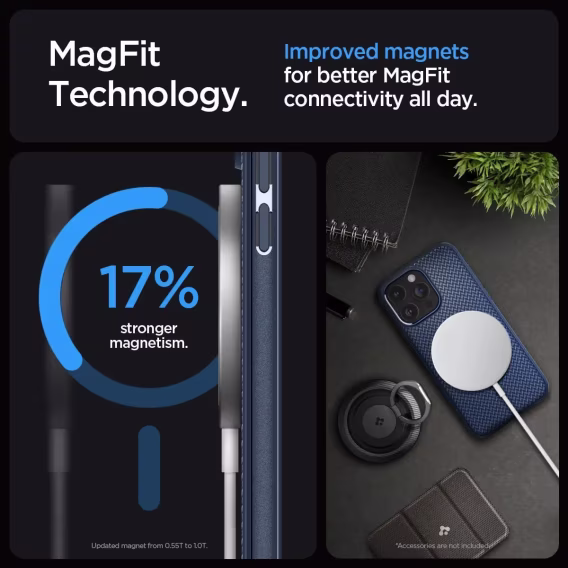 Spigen  iPhone 15 Pro Magnetic Mag Armor MagFit Kılıf