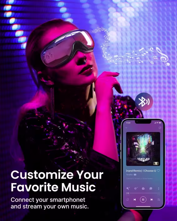 Renpho Isı Destekli Bluetooth Göz Masaj Aleti