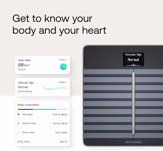 Withings Body Cardio Akıllı Dijital Tartı