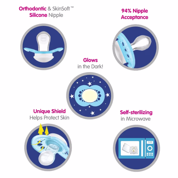 MAM Gece Emzikleri Karanlıkta Parlayan 6+ Ay