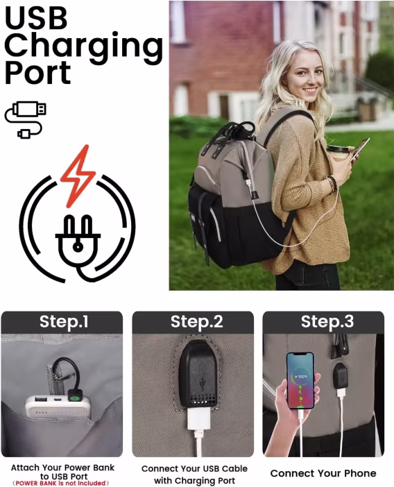 Falanko Kadın Laptop Sırt Çantası 