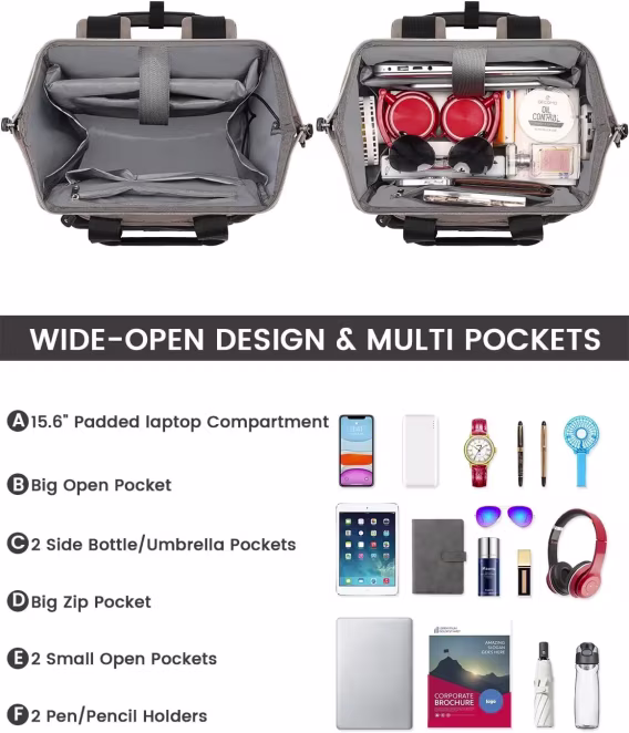 Falanko Kadın Laptop Sırt Çantası 