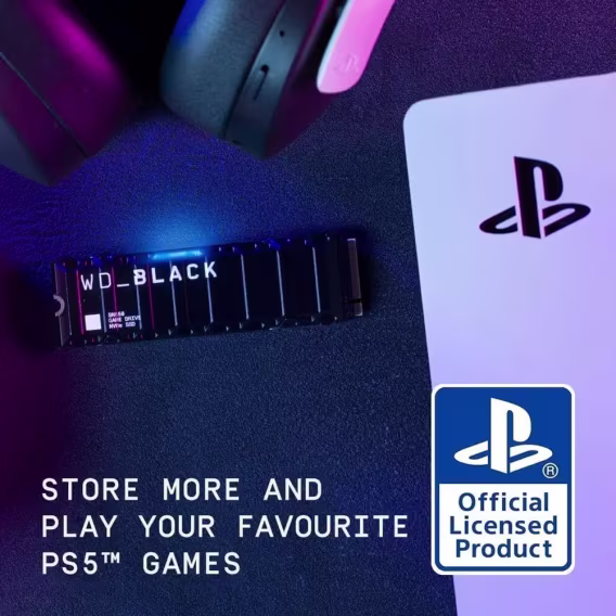 WD_BLACK 1 TB PS5 Konsolları için Soğutuculu SSD