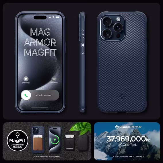 Spigen  iPhone 15 Pro Magnetic Mag Armor MagFit Kılıf