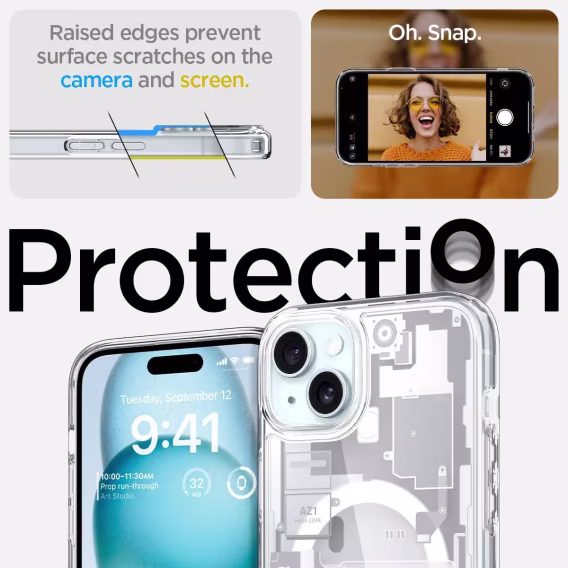 Spigen Manyetik Ultra Hybrid MagFit iPhone 15 Plus Kılıf