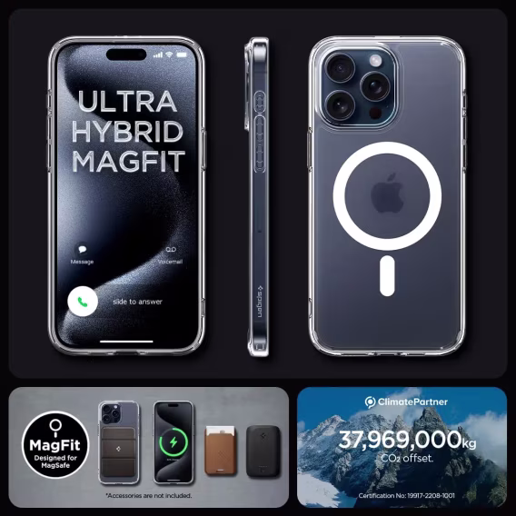 Spigen Manyetik Ultra Hybrid MagFit iPhone 15 Plus Kılıf