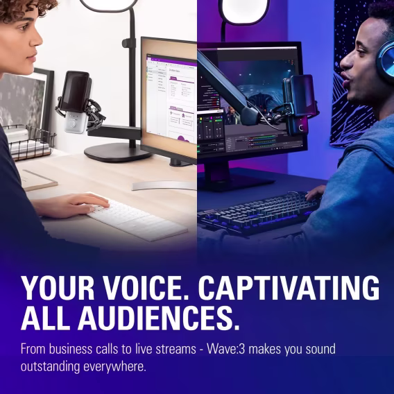 Elgato Wave:3 Premium Studio Quality USB Condenser Mikrafon
