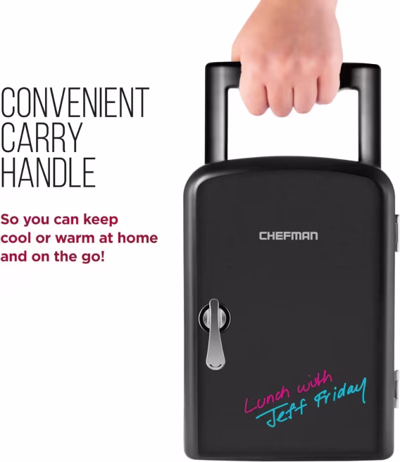 Chefman Mini 4L Taşınabilir Kişisel Buzdolabı