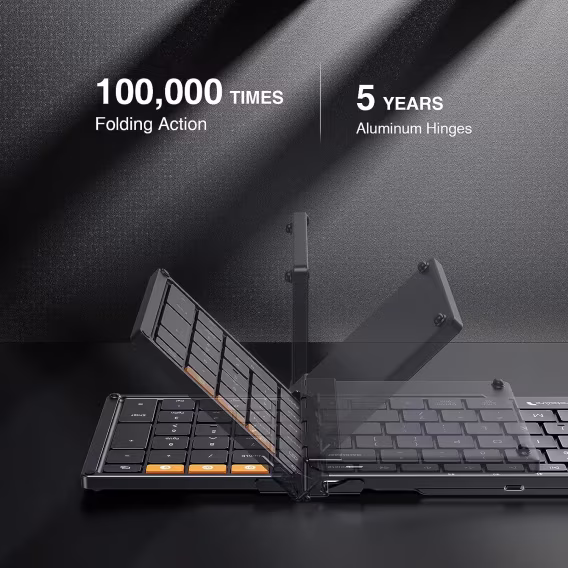 ProtoArc XK01 Sayısal Tuş Takımlı Katlanabilir Bluetooth Klavye