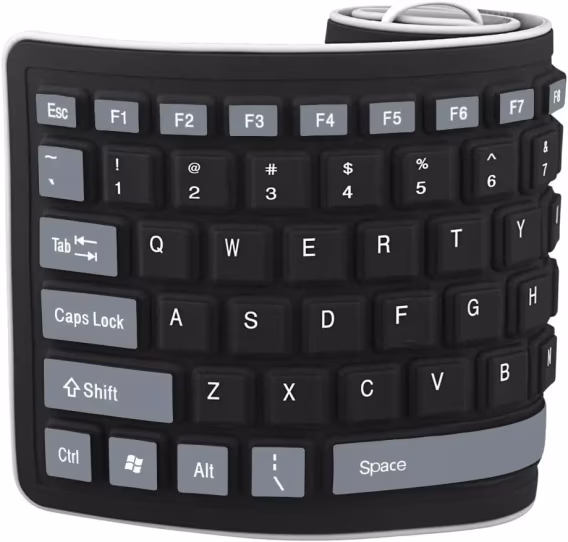 sungwoo Katlanabilir Silikon Kablolu Klavye