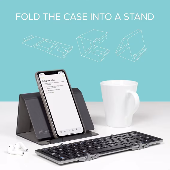 Plugable Katlanabilir Tam Boyutlu Bluetooth Klavye