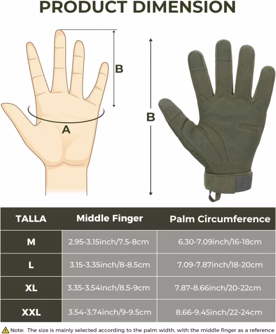 KEMIMOTO Erkek Taktik Airsoft Eldiveni