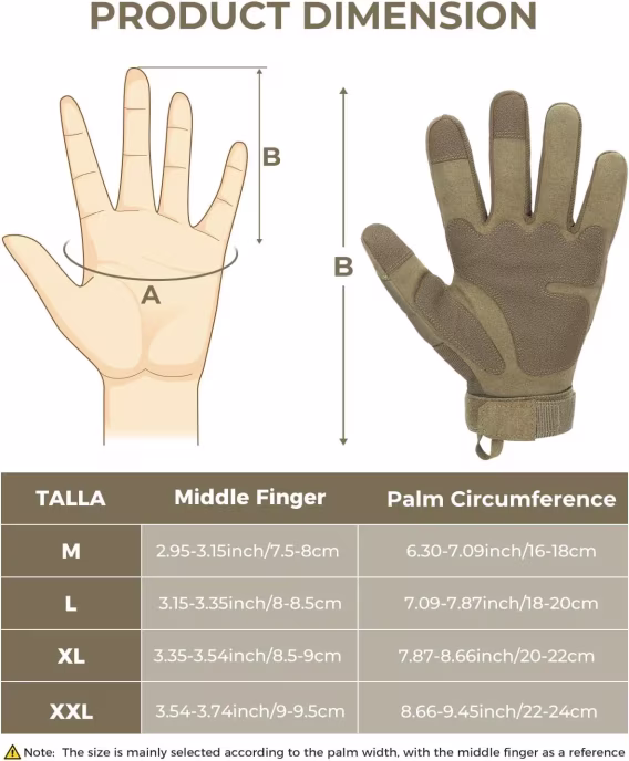 KEMIMOTO Erkek Taktik Airsoft Eldiveni