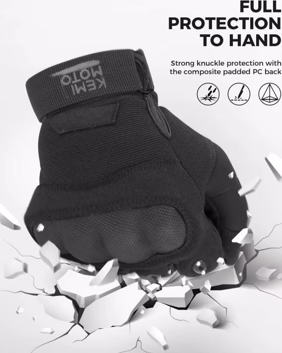 KEMIMOTO Erkek Taktik Airsoft Eldiveni