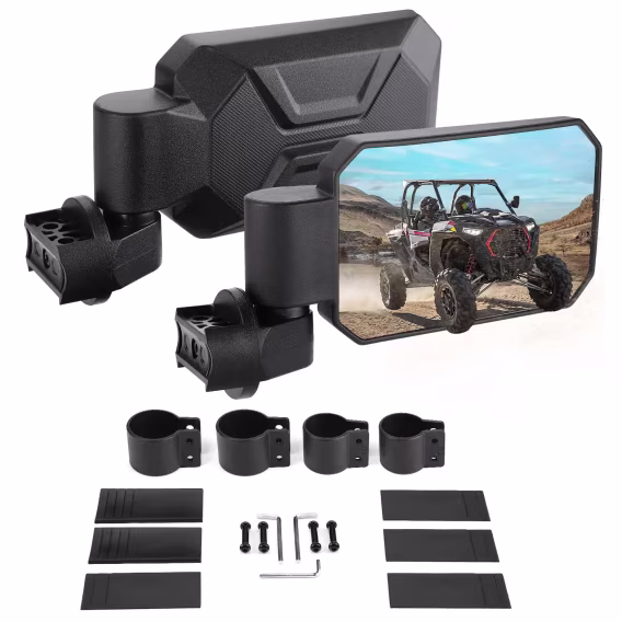 Kemimoto UTV Yan Aynalar, 4 cm ila 5cm Roll Bar Kafesli