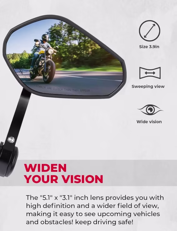 Kemimoto Motosiklet Bar Sonu Aynalar