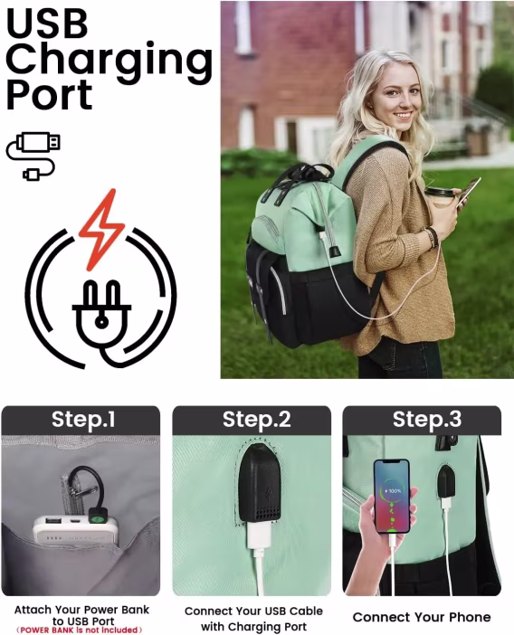 Falanko Kadın Laptop Sırt Çantası 