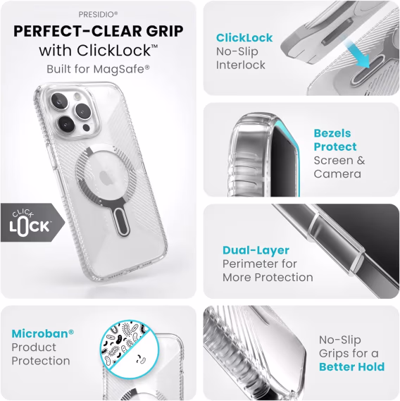 Speck ClickLock MagSafe iPhone 15 Kılıfı