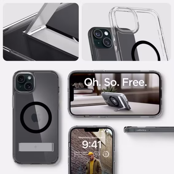 Spigen Manyetik Ultra Hybrid S MagFit iPhone 15 Plus Kılıf 