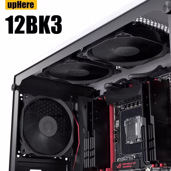 Uphere 3Pack  120mm Soğutma Kasası Fanı  12BK3-3