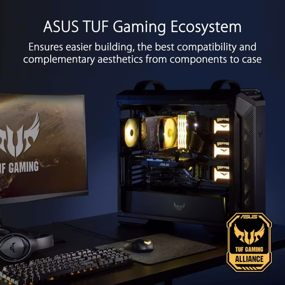 ASUS TUF Gaming GT502 Beyaz ATX MidTower Bilgisayar Kasası