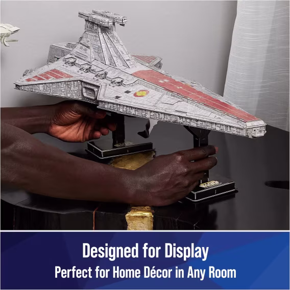 4D Build Star Wars VenatorSınıfı Yıldız Destroyeri Kart Model Seti 288 Adet