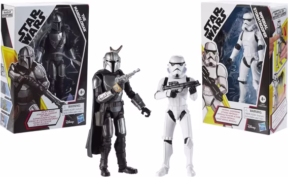 STAR WARS Galaxy of Adventures The Mandalorian Figür 2'li Paket