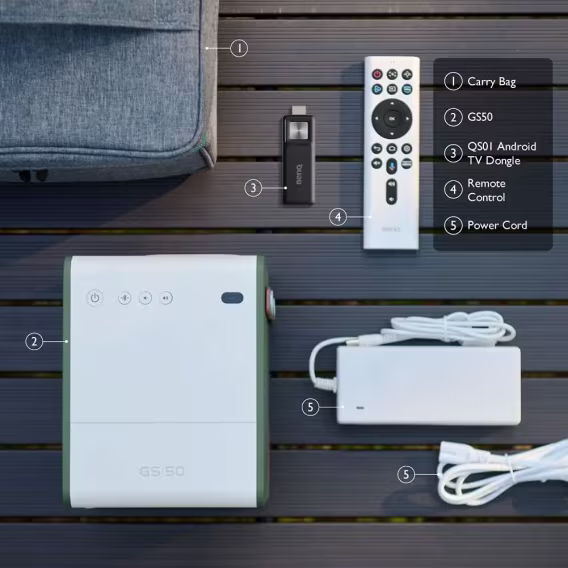 BenQ GS50 1080p Kablosuz Dış Mekan Projektörü