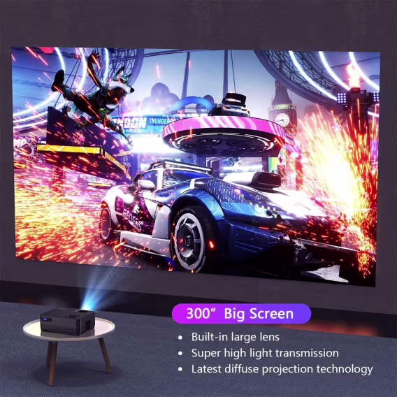 Rocania 12000LM Full Hd Film Projektörü ,5g WifiBluetooth 1080P