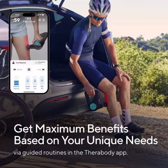 TheraGun Pro Plus 6'sı 1 Arada Derin Doku Vurmalı Masaj Tabancası