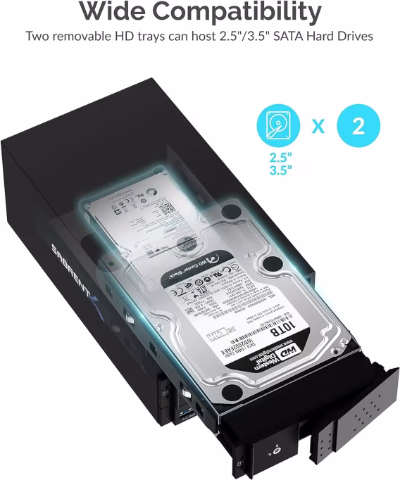 SABRENT CFast/SD Kart Okuyuculu  USB C Tipi Bağlantı İstasyonu