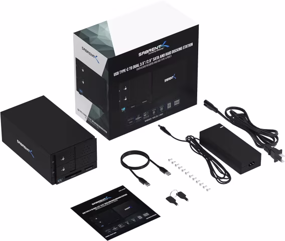 SABRENT CFast/SD Kart Okuyuculu  USB C Tipi Bağlantı İstasyonu