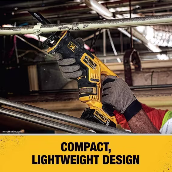 DEWALT 20V MAX Akülü Isı Tabancası (DCE530B) ve XR Tilki Kuyruğu Testere  Yalnızca Alet