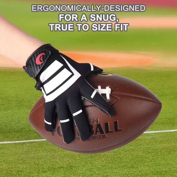 SPOMAT Genç Alıcı Futbol Eldiveni (Silikon Tutuş)