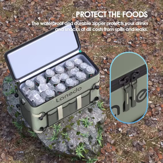 Lanedo 34 Gözlü Yumuşak Taraflı Soğutucu  Çok Kişilik Öğle Yemeği Çantası